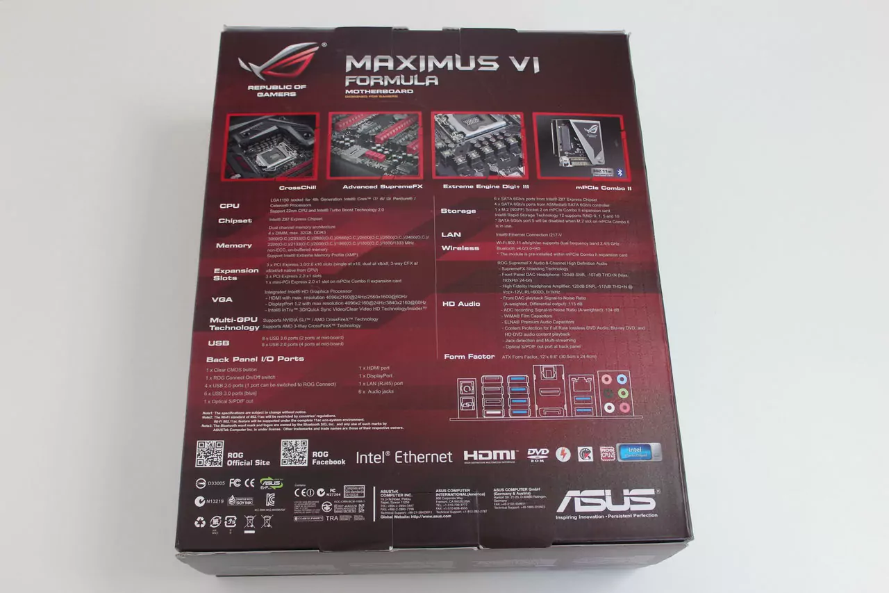 i7 4790k 16GB ASUS MAXIMUS Ⅵ FORMULA Placa Mãe Gamer Top Asus Maximus Vi Impact Até I7 4790k Asus Rog