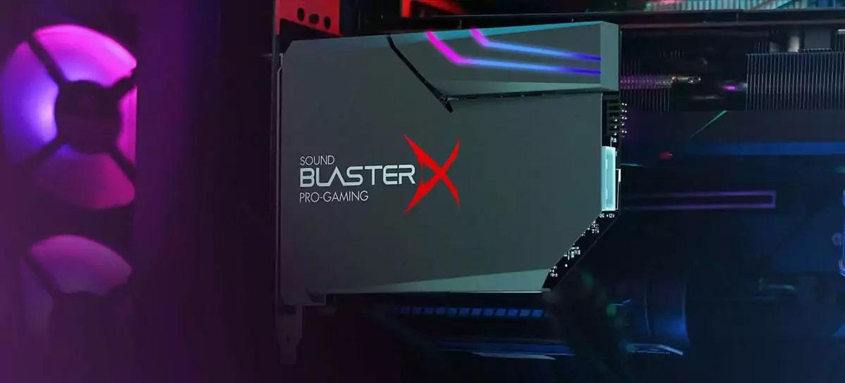 Creative lança placa de som Sound BlasterX AE-5 Plus para o