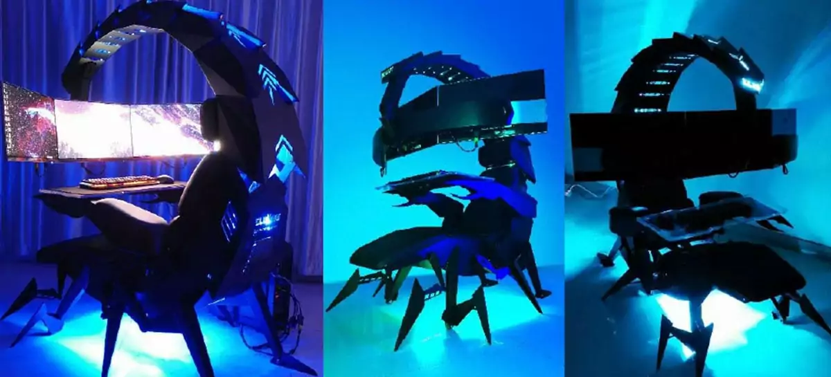 Conheça a Gee Scorpion, cadeira gamer em forma de escorpião
