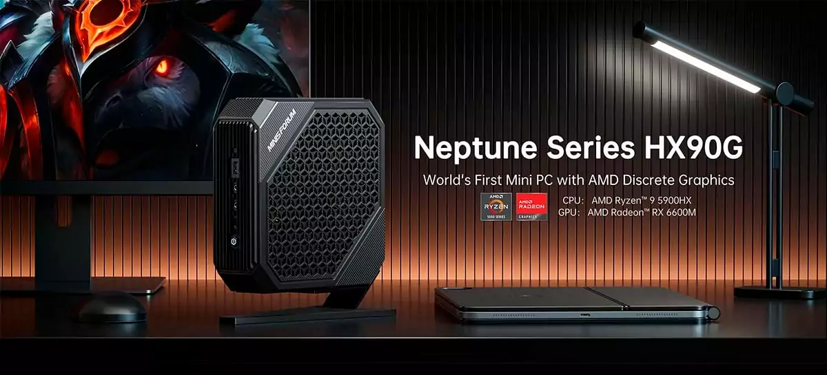 Mini PC traz Ryzen 9 5900HX e Radeon RX 6600M