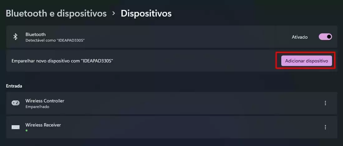 adicionar dispositivos bluetooth windows