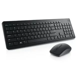 Teclado e Mouse Sem Fio Dell, USB, ABNT2, Preto