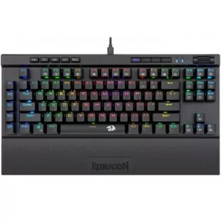 Teclado Mecânico Redragon K587 Magic-Wand Pro RGB, Switch Blue, Preto