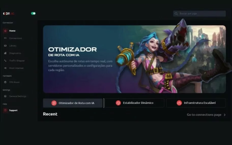 ExitLag Powered by AI