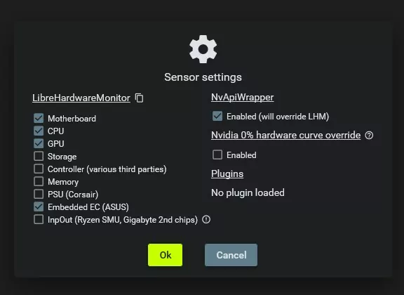 temperatura barra de tarefas