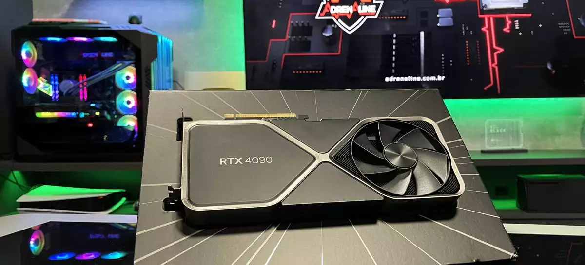 Placa Nvidia GeForce RTX 4090. Reprodução: Adrenaline