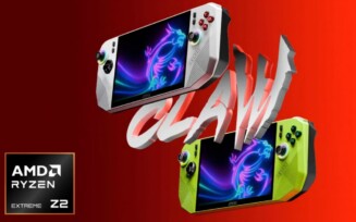 Imagem de divulgação do novo Claw com Ryzen Z2 Extreme