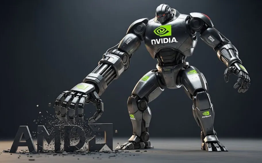 NVIDIA amplia liderança e reduz pela metade a presença da AMD no mercado do GPUs