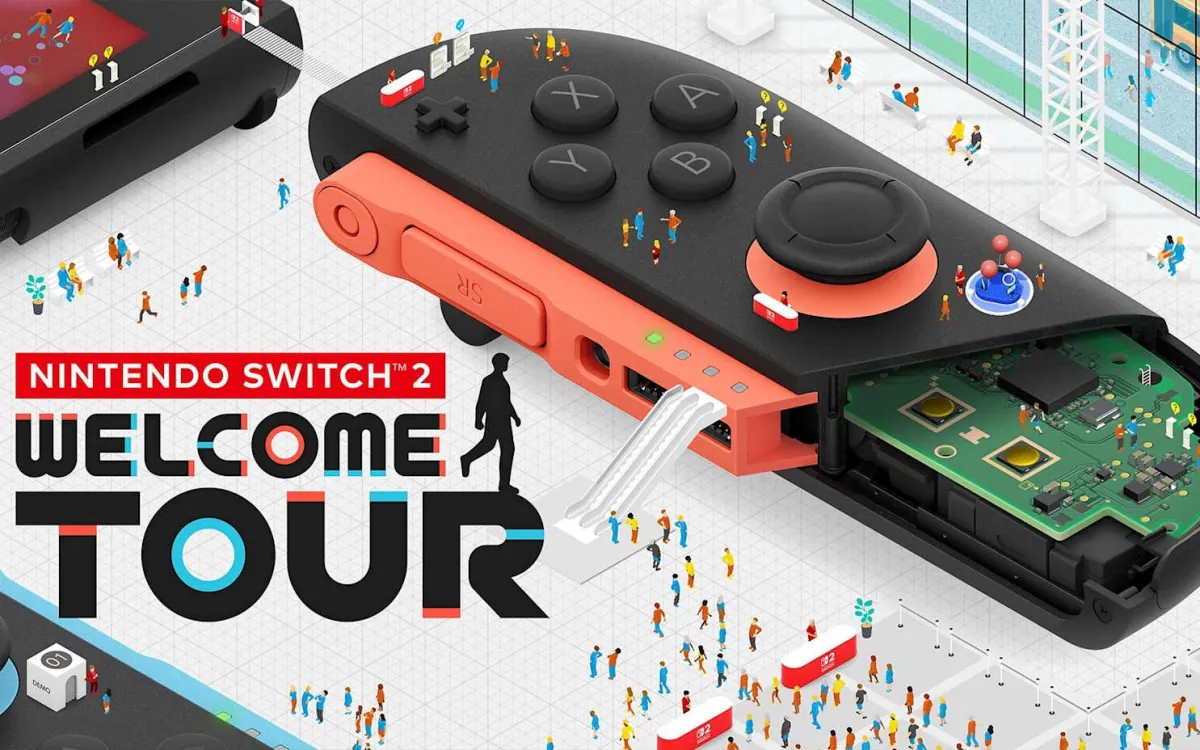 Welcome Tour do Switch 2 exige câmera e Pro Controller para ser finalizado