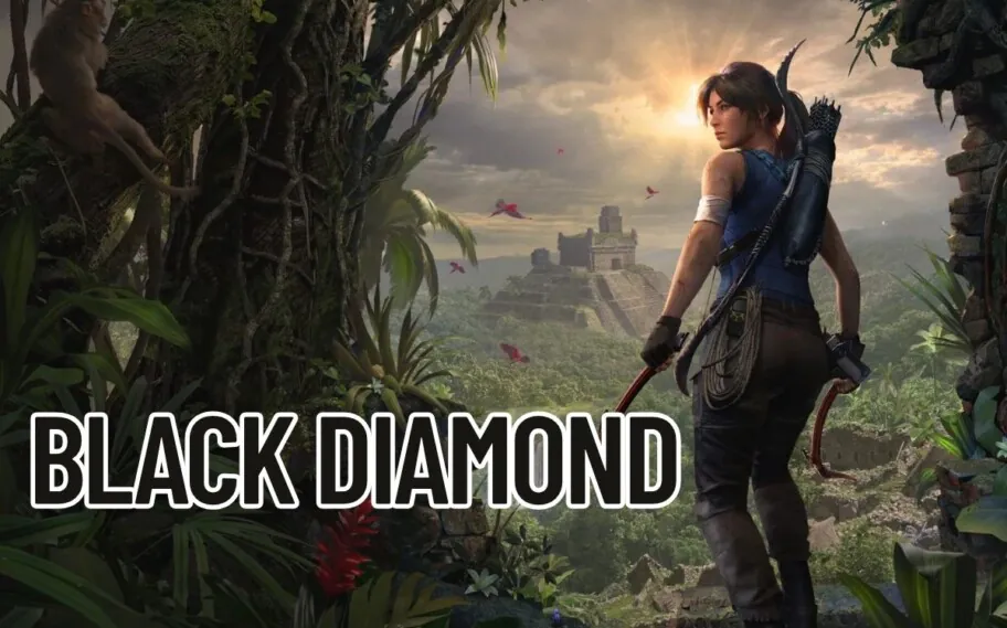 Imagem de Shadow of the Tomb Raider com Black Diamond escrito por cima