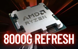 Processador AMD com 8000G Refresh escrito por cima