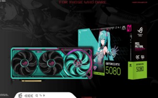 Imagens da ROG Astral RTX 5080 Hatsune Miku Edition