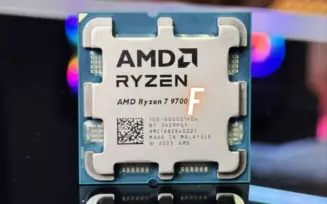 Imagem do Ryzen 7 9700X com F por cima