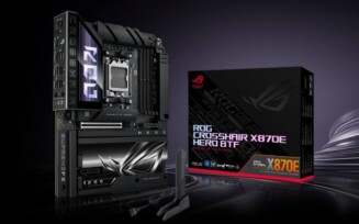 Imagem de divulgação da ROG Crosshair X870E Hero BTF