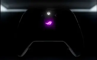 Silhueta do novo controle ROG Xbox