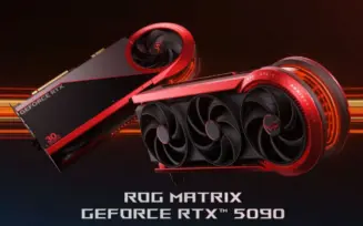 Imagem de divulgação da RTX 5090 ROG Matrix