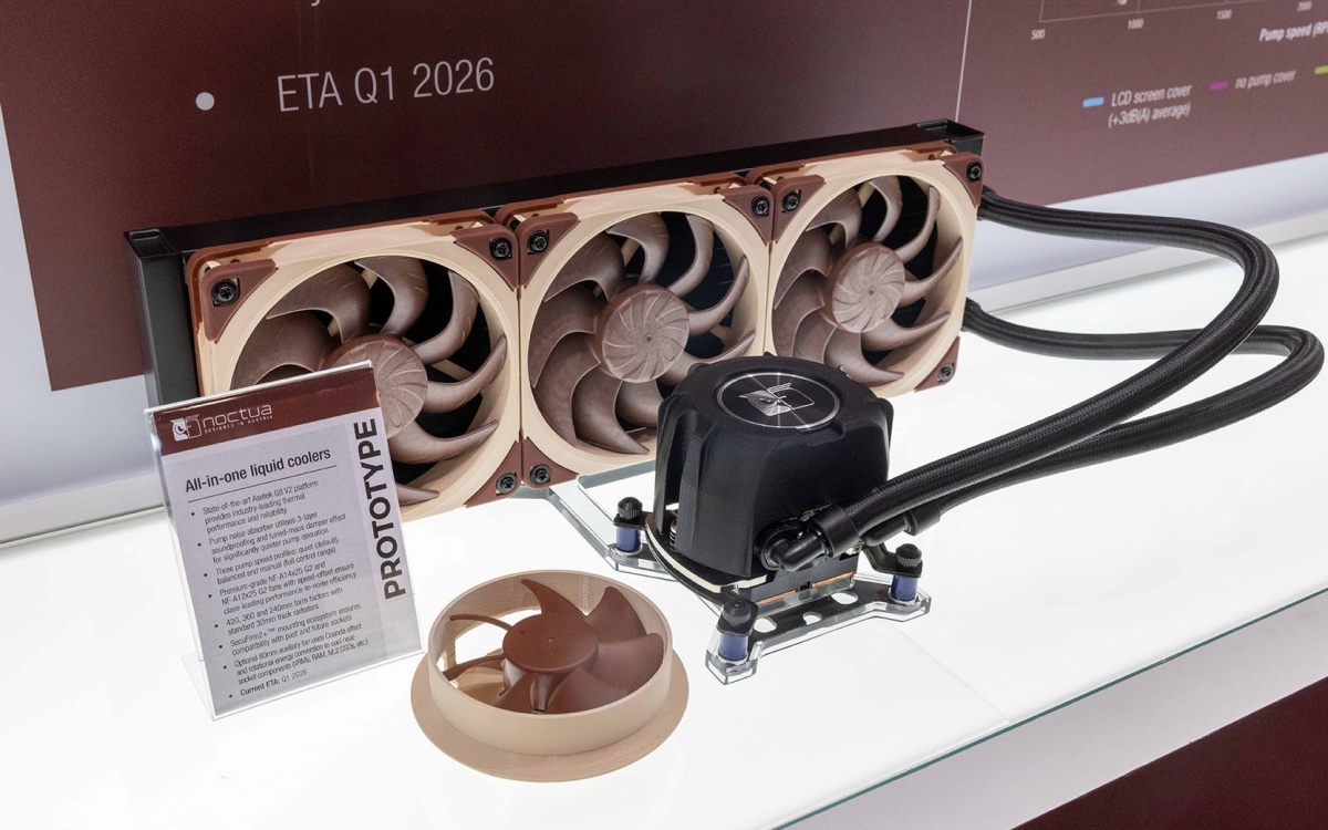 Noctua vai lançar primeiro cooler líquido AIO para o 2º trimestre de 2026