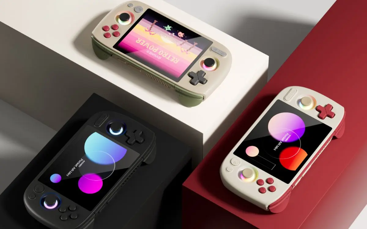 Imagem de divulgação do portátil retrô da Ayaneo