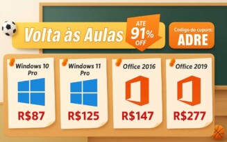 Promoção de Volta às Aulas continua: Microsoft Windows 11 Pro por apenas R$ 125
