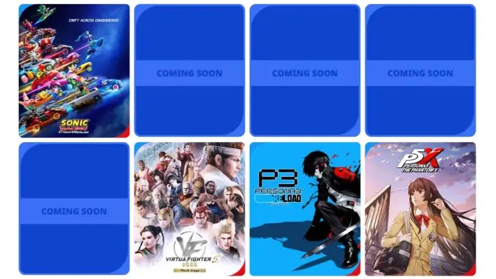 Lineup da Sega para a TGS 2025