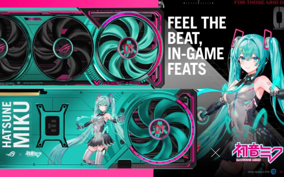 Edição especial: ASUS confirma preço da RTX 5080 Hatsune Miku em US$ 1.899