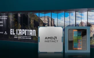 Imagem de divulgação do El Capitan, supercomputador com GPUs AMD Instinct