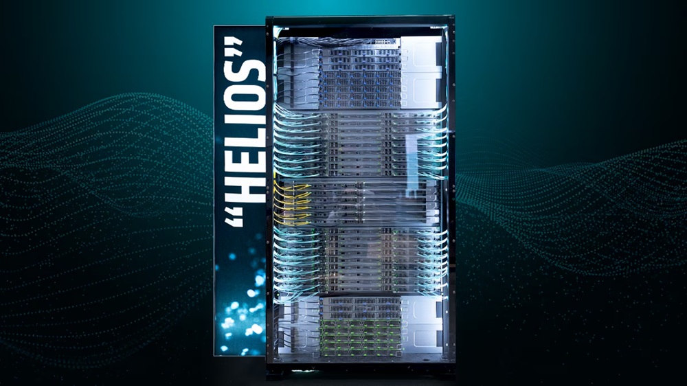 Helios traz CPUs Epyc e GPUs Instinct