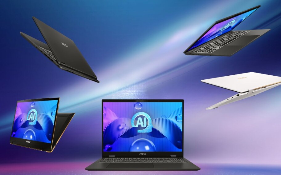 Notebooks MSI com processadores Intel