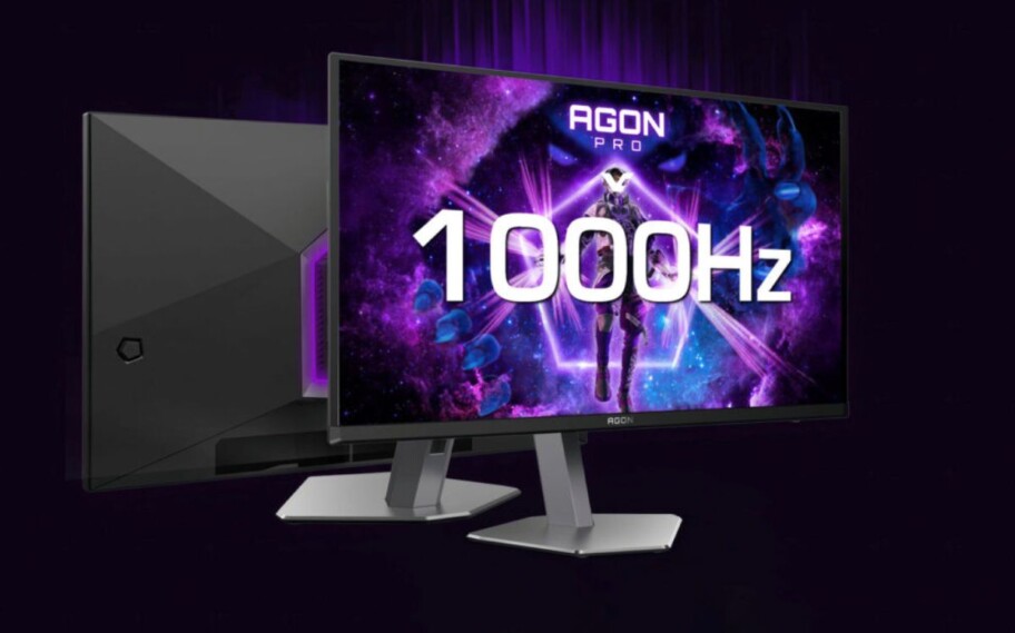 AOC terá monitor com taxa de atualização de 1000 Hz em 2026