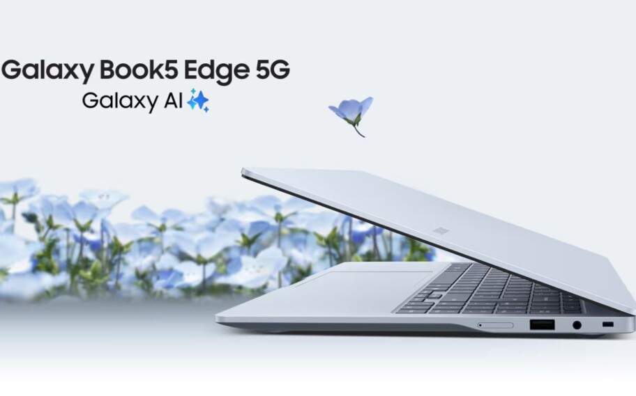 Samsung lança notebook Galaxy Book 5 Edge com chip Snapdragon e conexão 5G