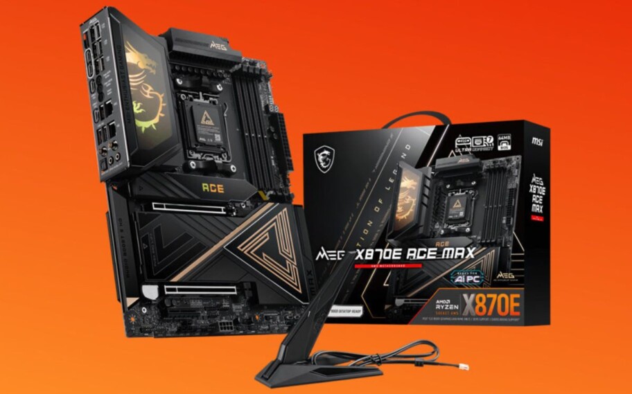 New MSI MEG X870E ACE MAX features three PCIe 5.0 slots and 64MB BIOS made for extreme-level CPUs