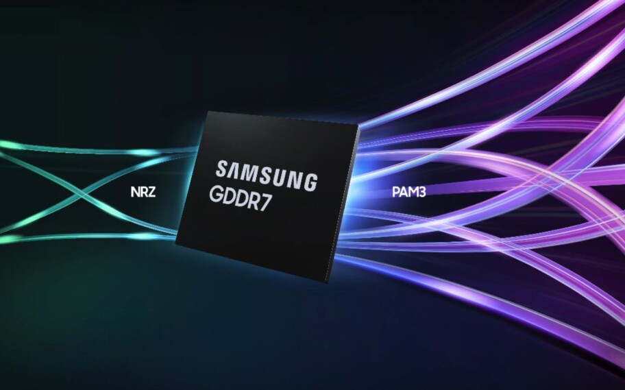 Samsung begins large-scale production of GDDR7 memories