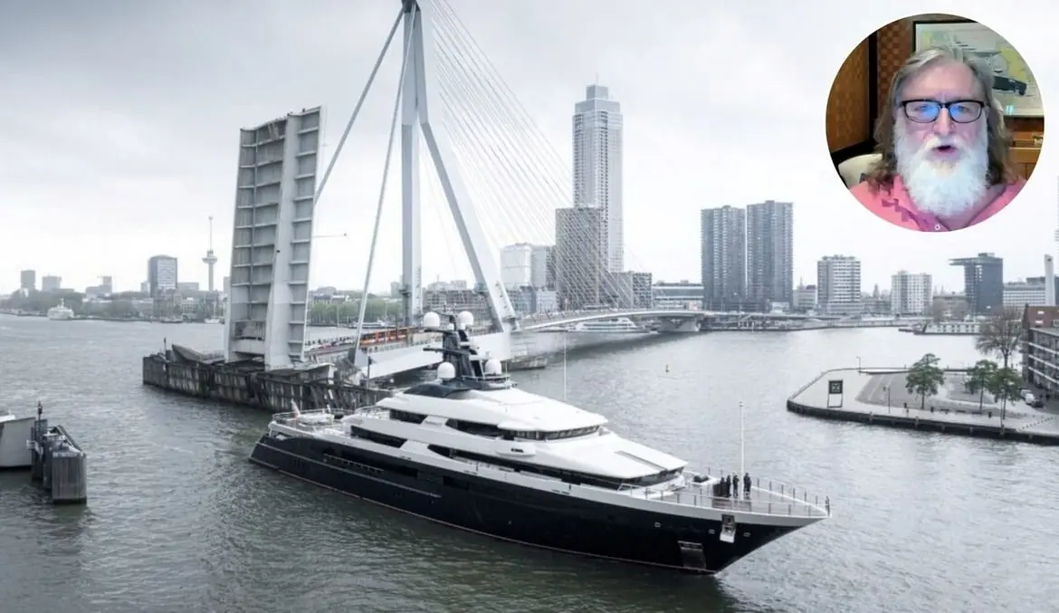 Com mais de US$ 16 bilhões em vendas, Steam garante novo iate a Gabe Newell