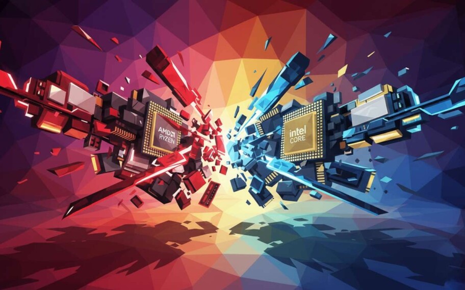 AMD avança firme contra a Intel: participação no mercado x86 supera 25% e desktops chegam a 33%