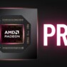GPU AMD Radeon com PRO escrito ao lado