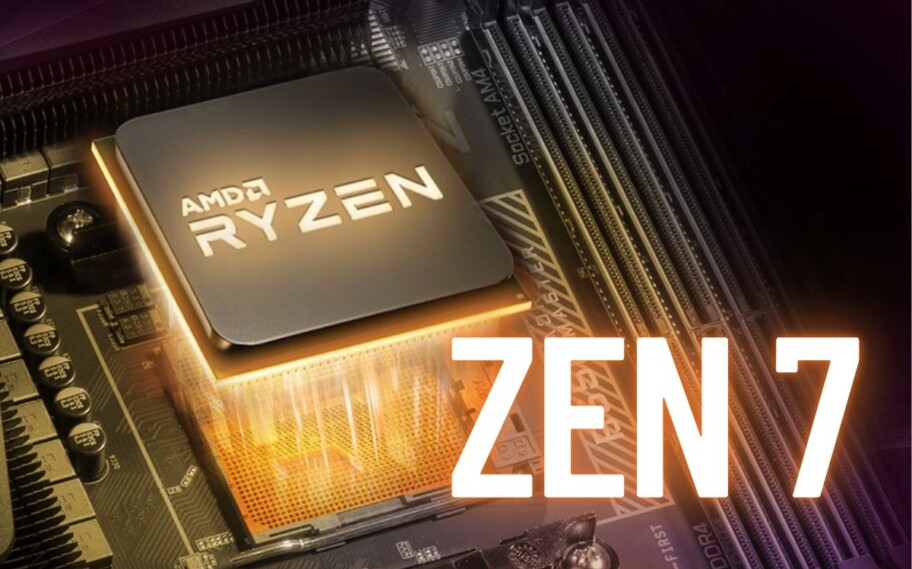 Image of Ryzen processor with Zen 7 written on the side