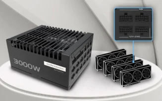 imagem de divulgação da ASUS Pro WS Platinum de 3.000W