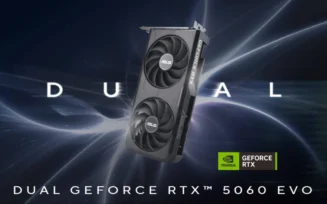 Imagem de divulgação das novas RTX 5060 da ASUS