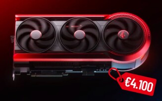 ASUS RTX 5090 ROG Matrix com uma etiqueta de preço editada em cima