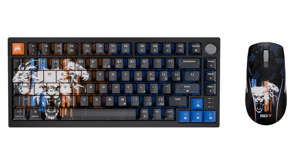 Teclado e mouse temáticos de Black Ops 7