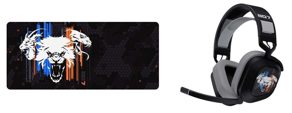 Mousepad e headset temáticos de COD Black Ops 7