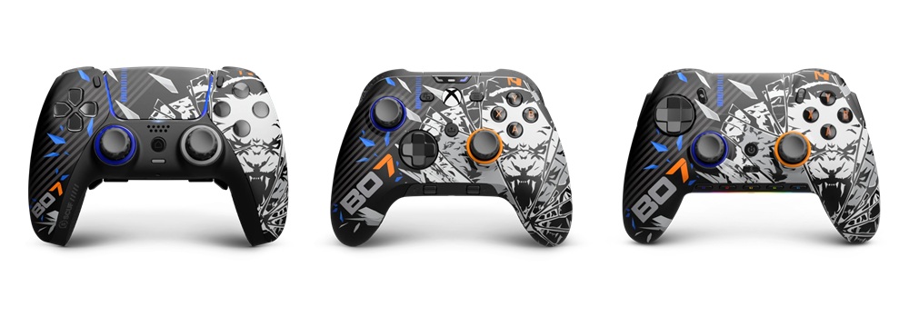 Controles SCUF no estilo do novo game