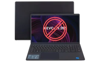 Imagem de notebook Dell editada