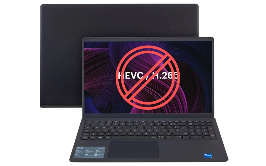 Imagem de notebook Dell editada