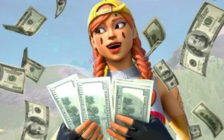 Imagem de personagem segurando dinheiro