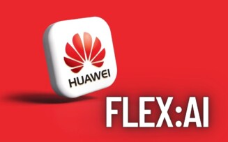 Logo da Huawei com Flex:ai escrito ao lado