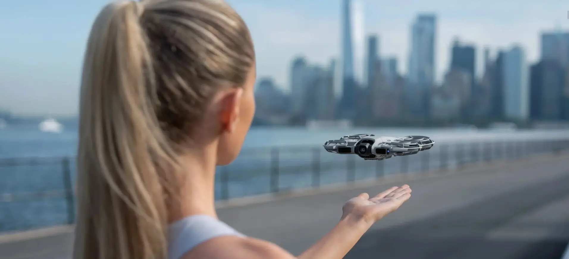 DJI Neo 2 com controles e óculos