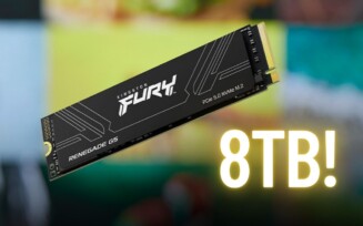 Imagem do novo SSD de 8TB da Kingston