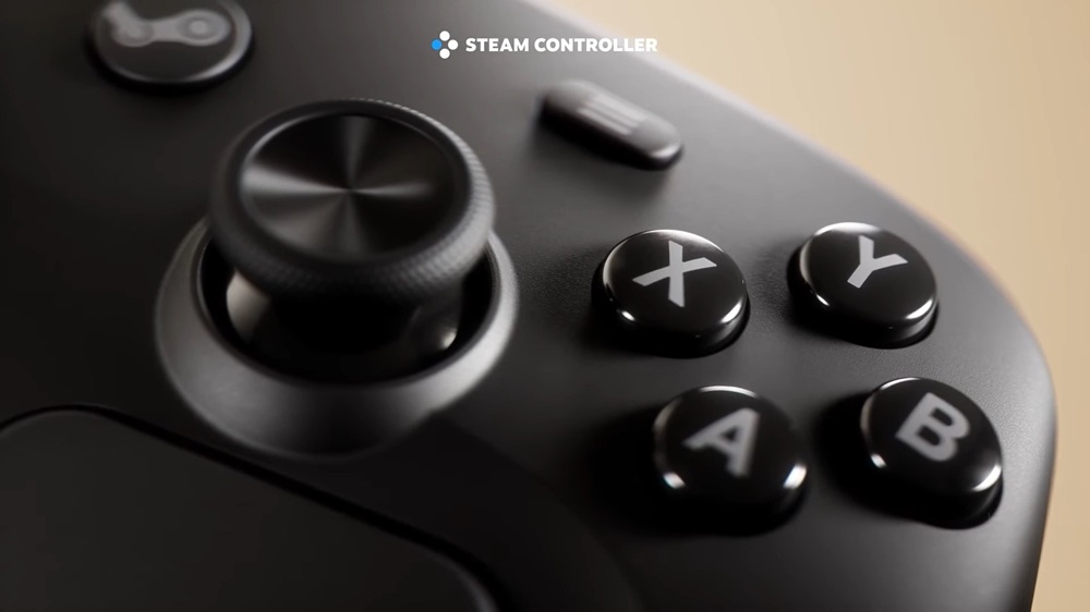 Detalhe dos botões no novo controle