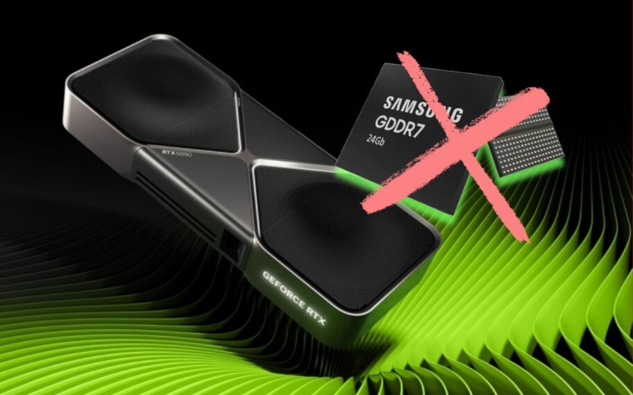 Image of an NVIDIA RTX with memory crossed out on the side